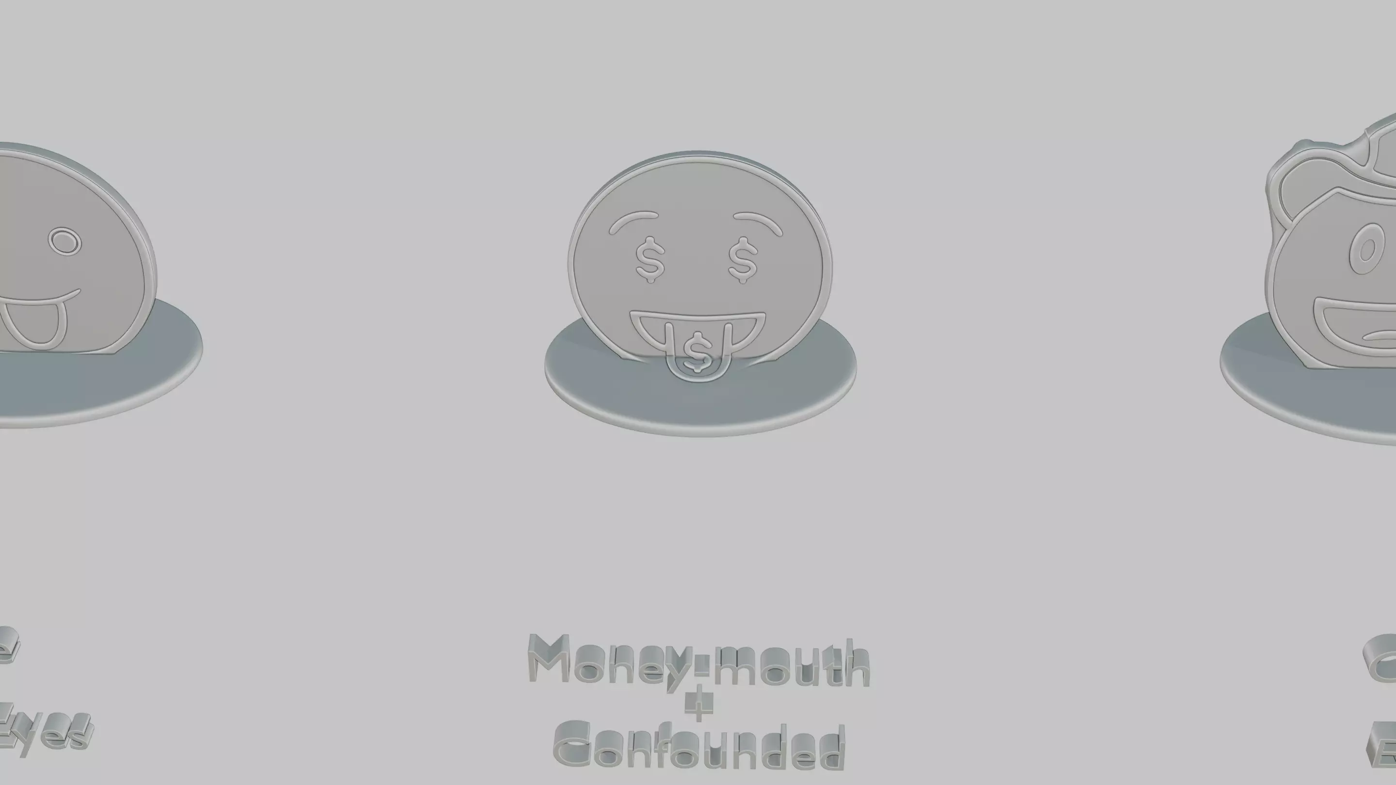 April Fools Day Pack Emoji Statues 3D print model_15