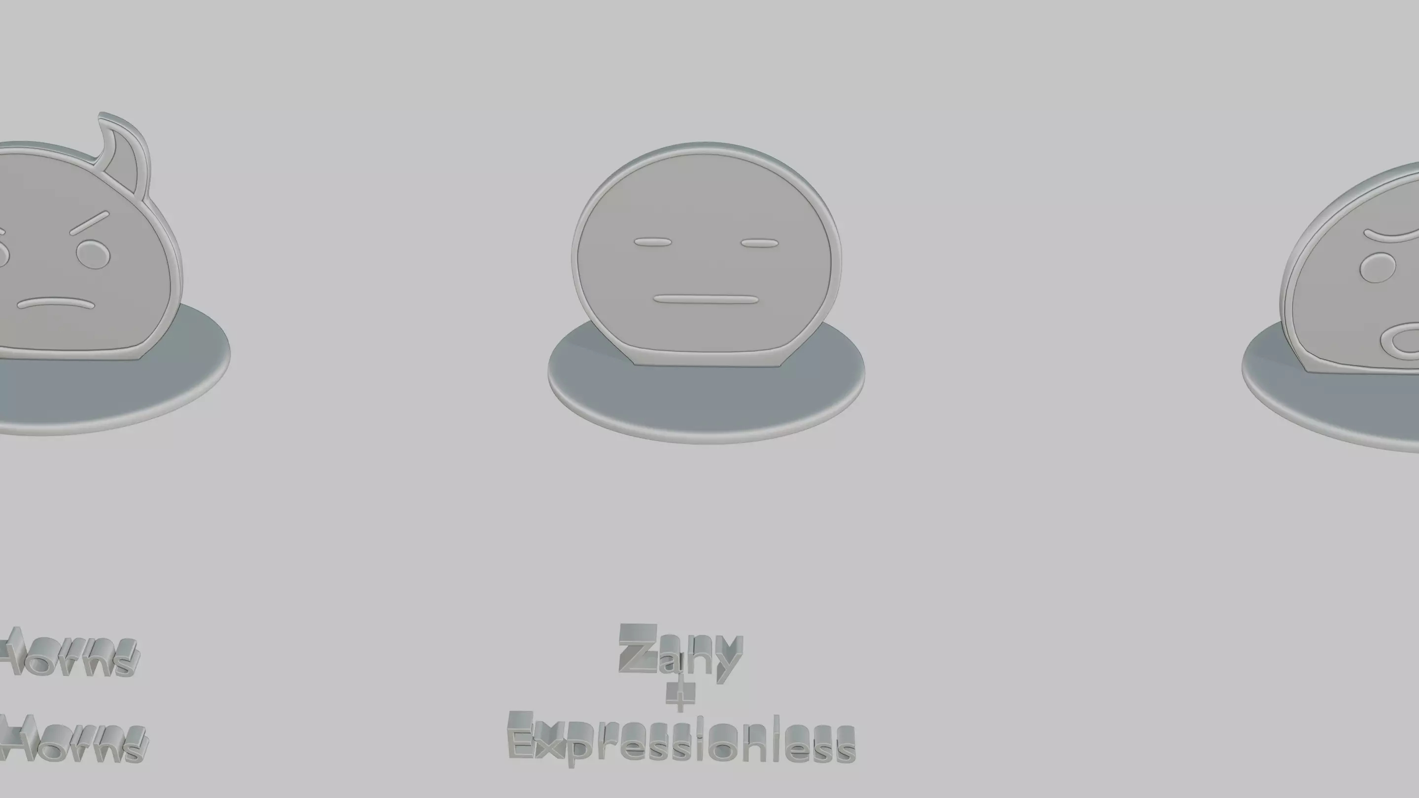 April Fools Day Pack Emoji Statues 3D print model_10