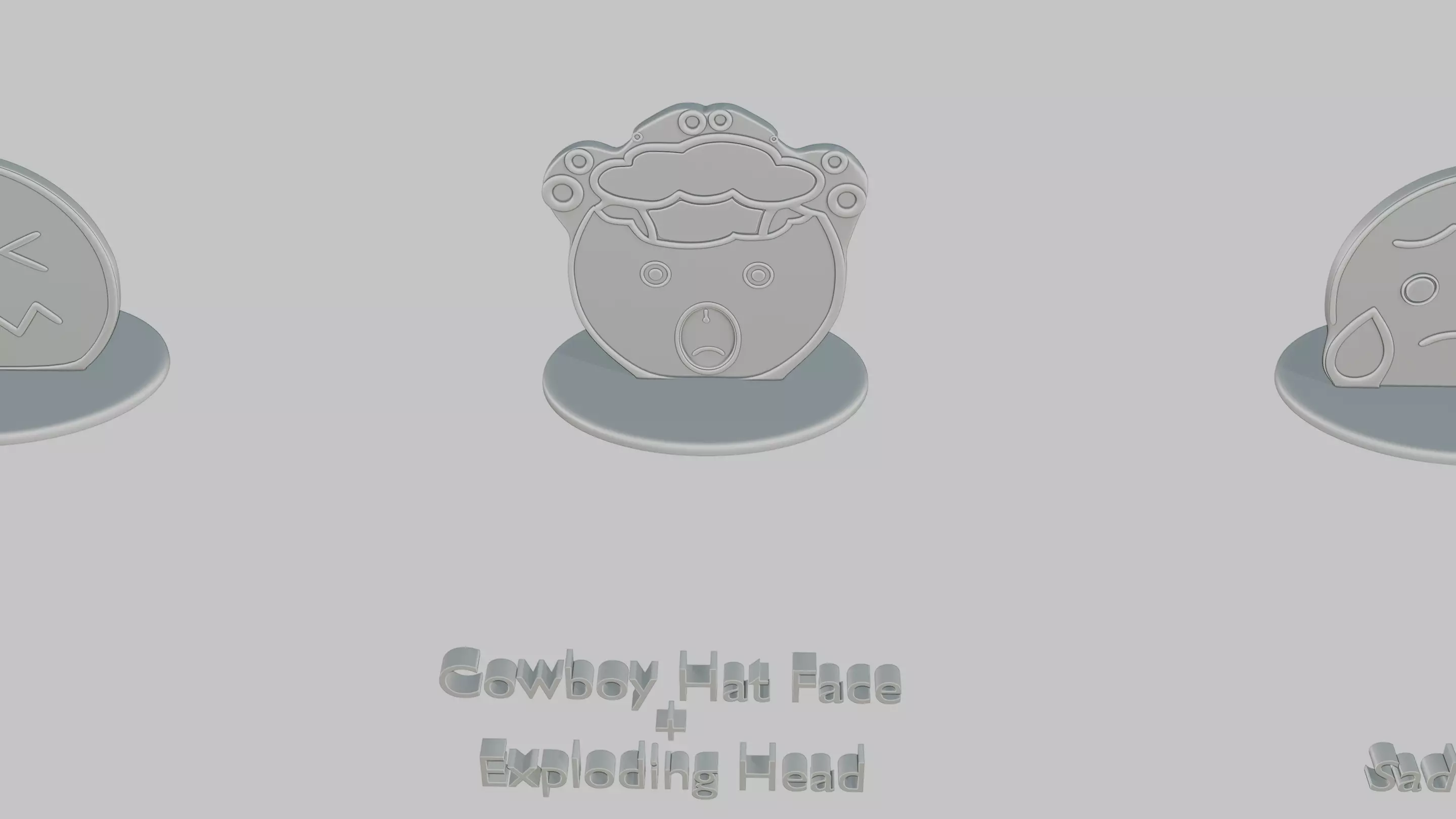 April Fools Day Pack Emoji Statues 3D print model_18