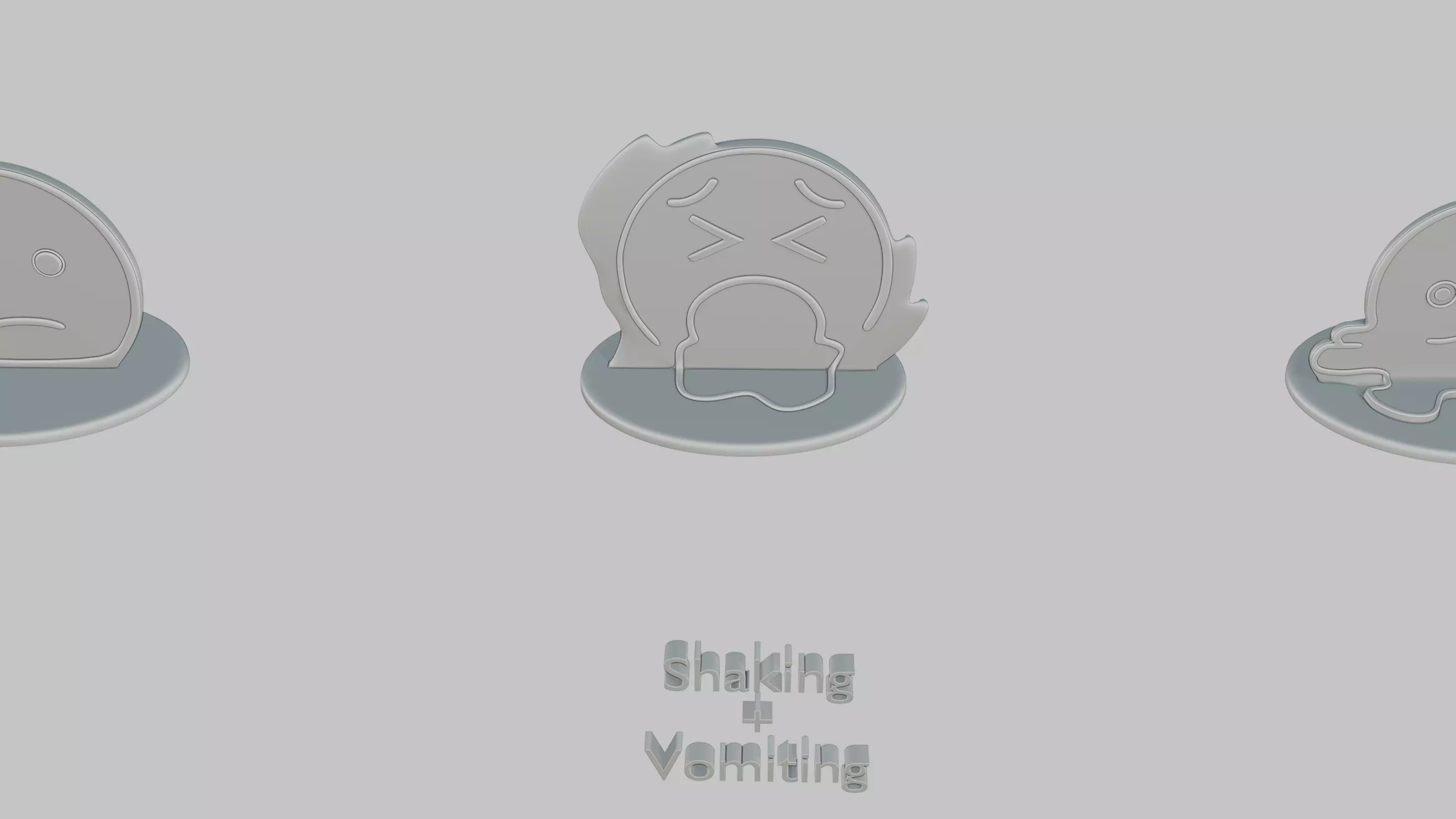 April Fools Day Pack Emoji Statues 3D print model_30