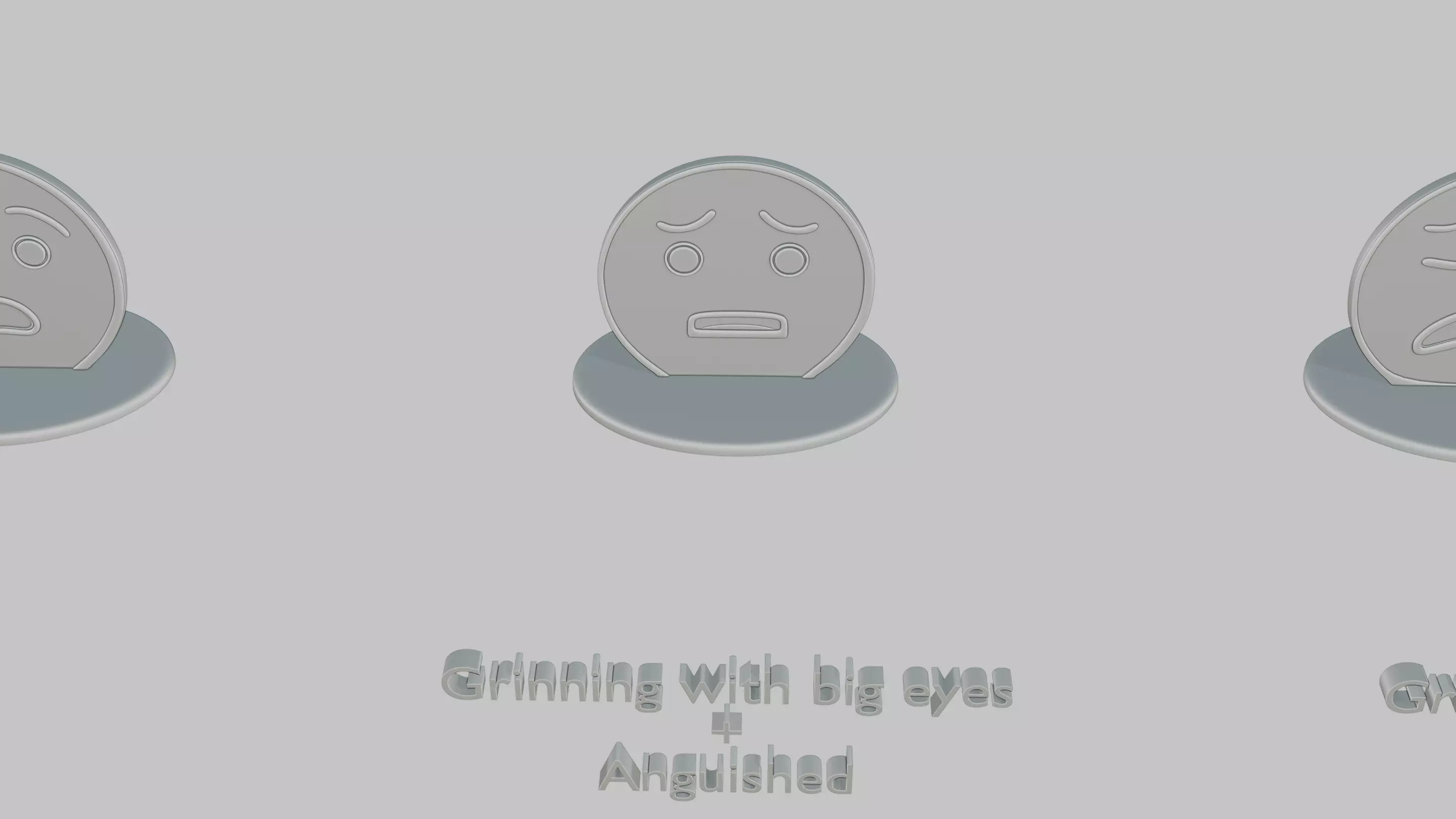 April Fools Day Pack Emoji Statues 3D print model_4