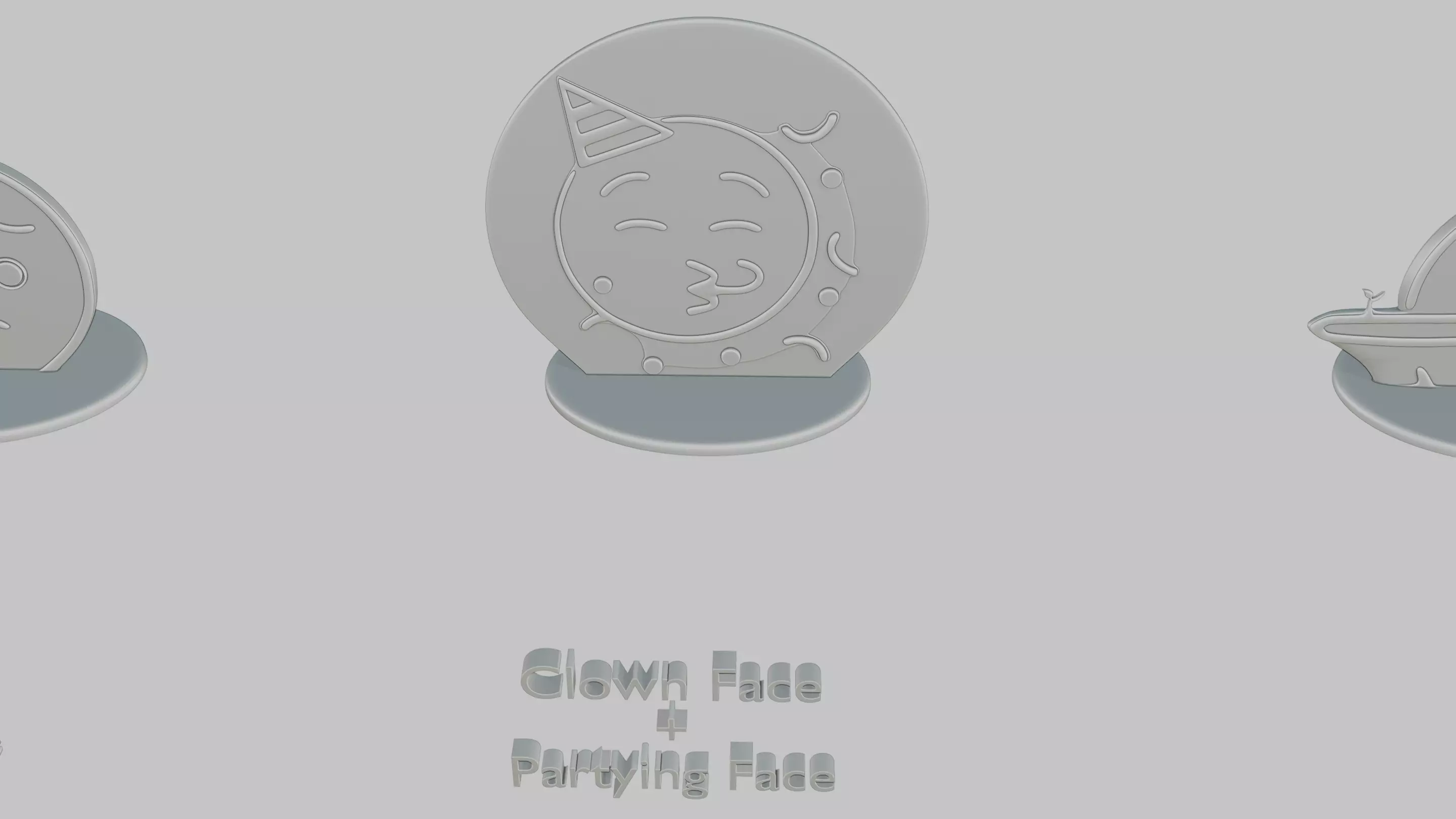 April Fools Day Pack Emoji Statues 3D print model_22