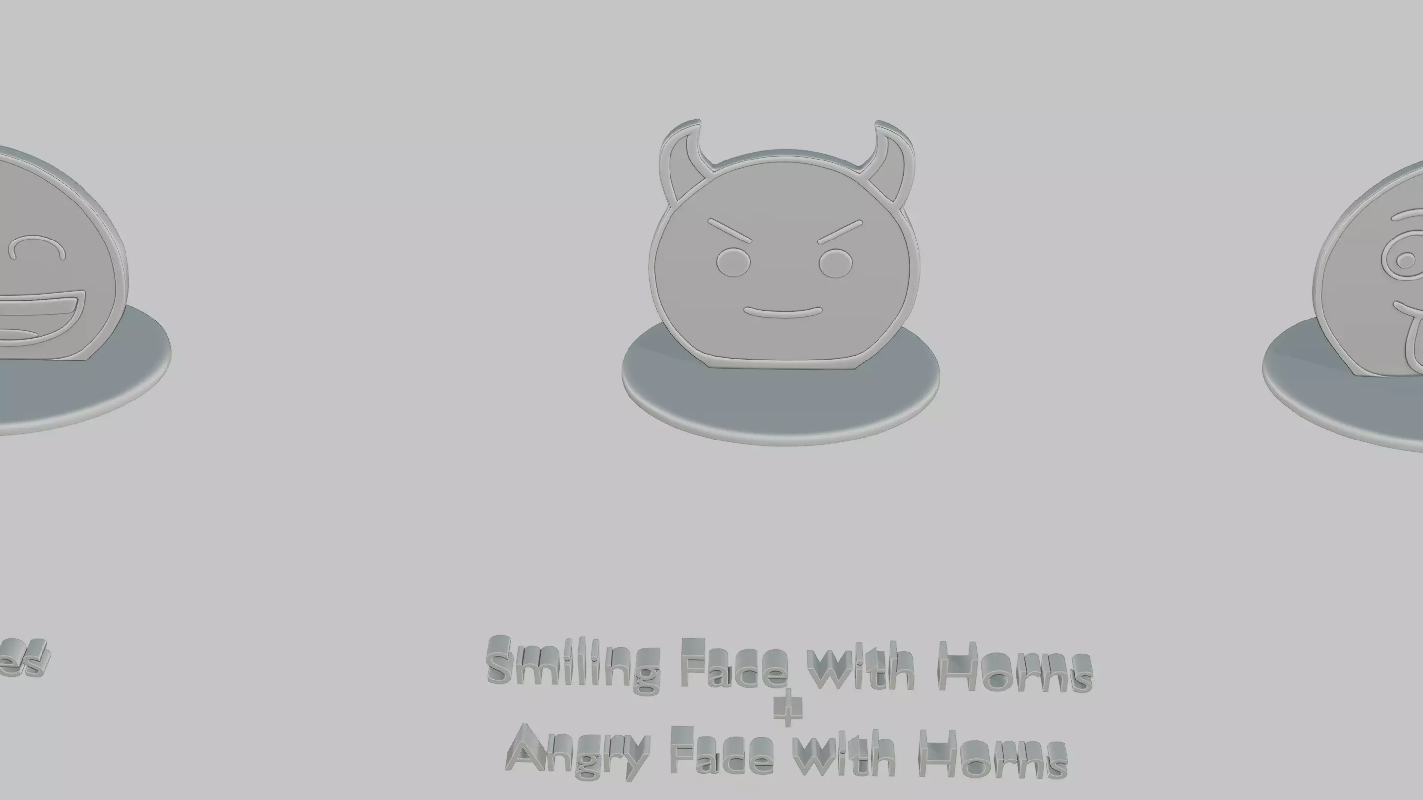 April Fools Day Pack Emoji Statues 3D print model_7