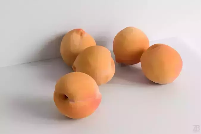 Peach 3D model