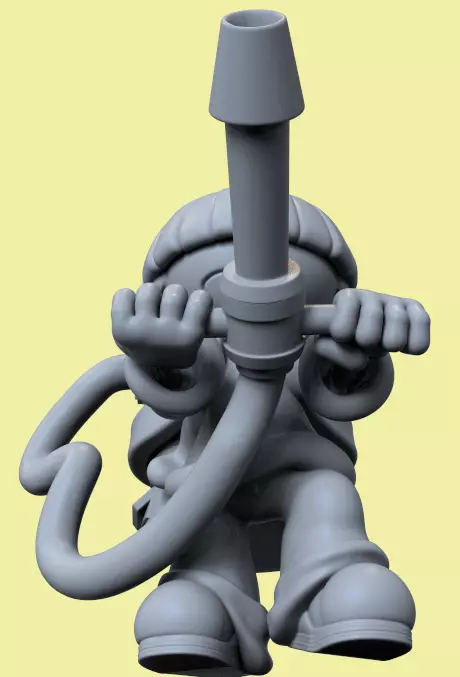 NUMBER 4 FROM KND-KIDS NEXT DOOR-PARTS AND COMPLETE 3D print model_10