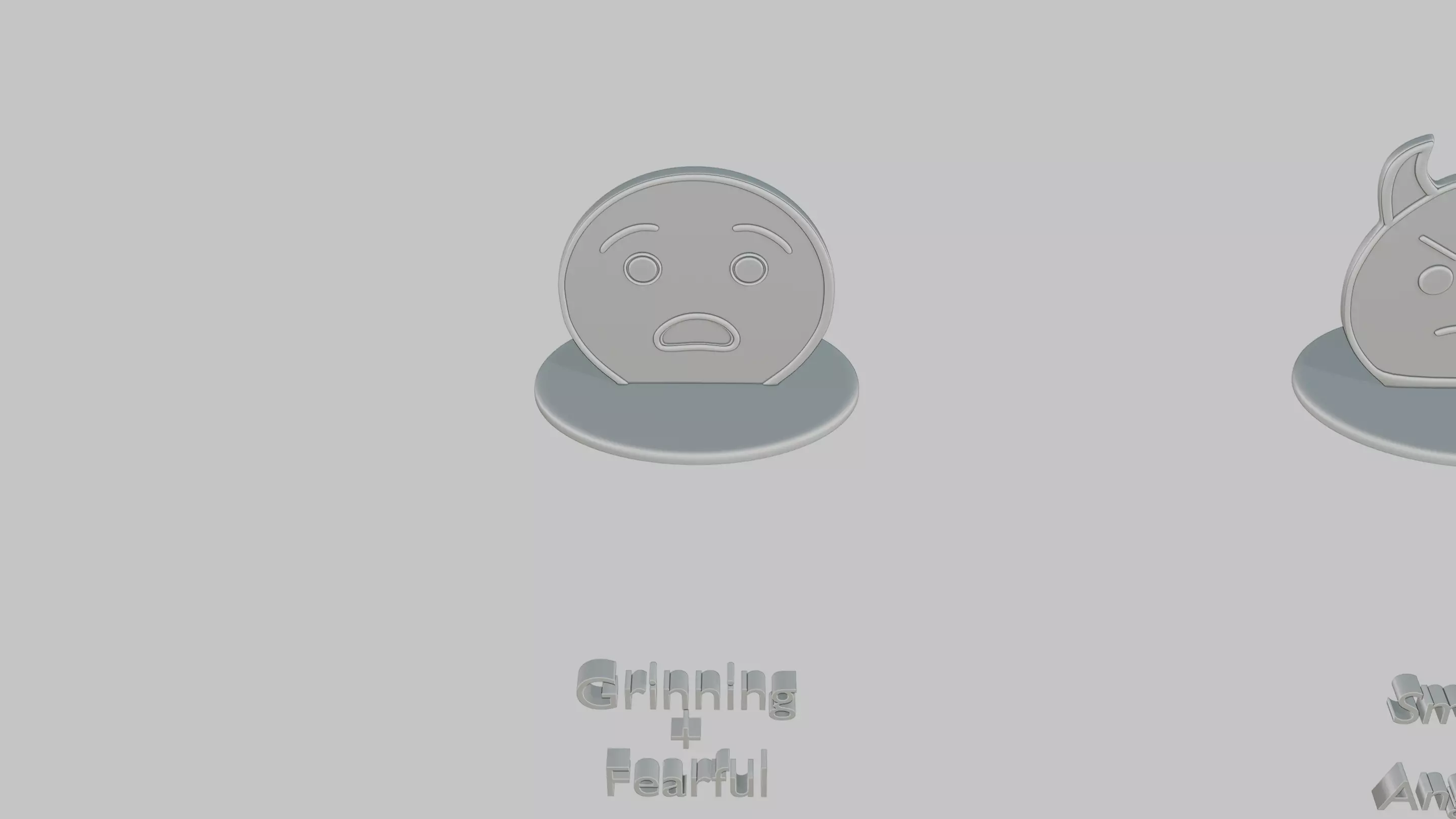 April Fools Day Mini Pack Emoji Statues 3D print model_2