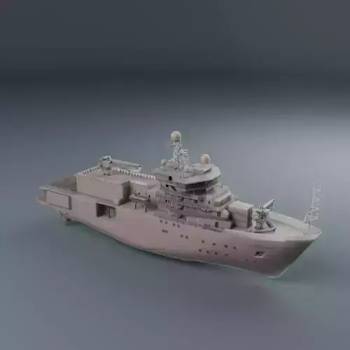 Navio Almirante Saldanha - High Detail 3D for Resin Printing