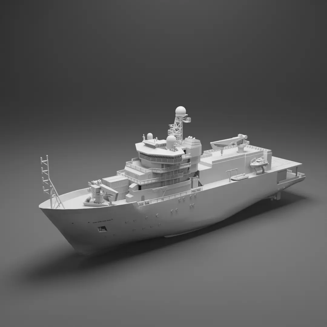 Navio Almirante Saldanha - High Detail 3D for Resin Printing 3D print model_0