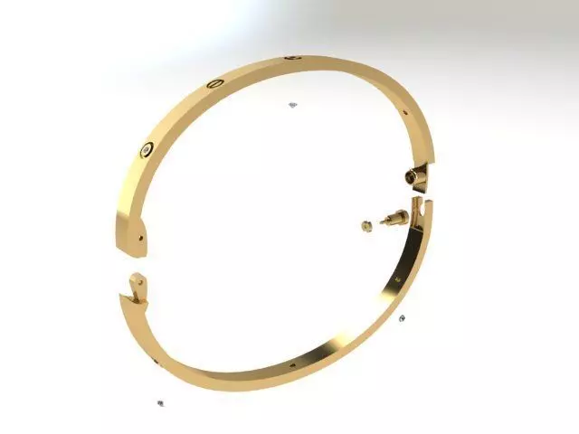 love bracelet with diamonds 3D print model_2