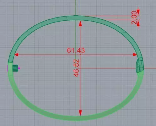 love bracelet with diamonds 3D print model_4