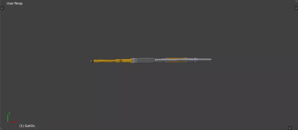 Bataan 71 Low poly Escopeta Low-poly 3D model_3
