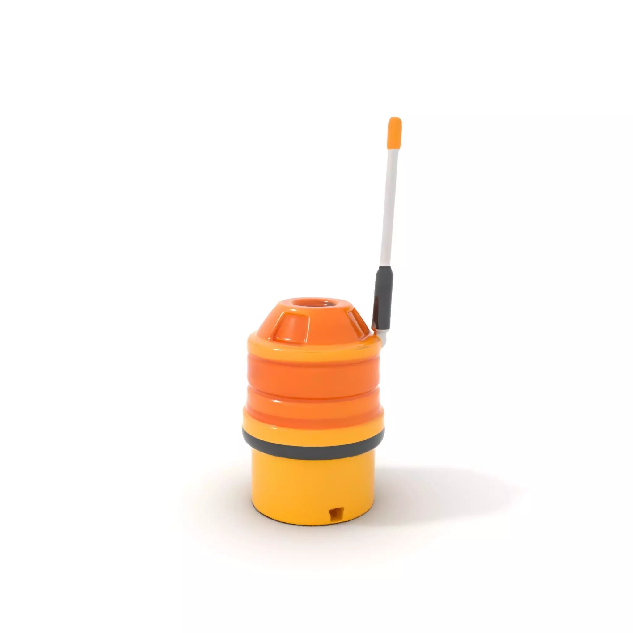 Industrial Warning Light with Antenna model pack Low-poly 3D model_7