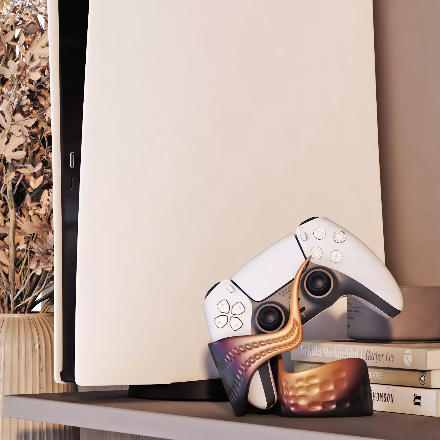 GameGrip 01 3D Printable Controller Stand 3D print model_5