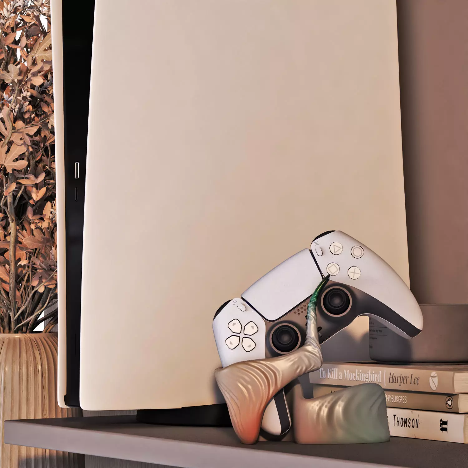 GameGrip 01 3D Printable Controller Stand 3D print model_9