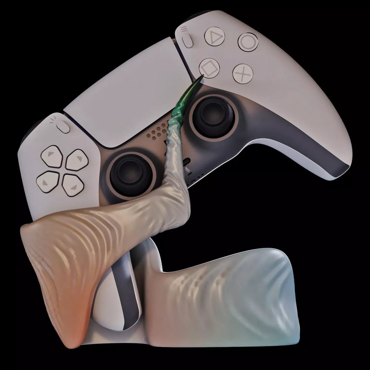 GameGrip 01 3D Printable Controller Stand 3D print model_11