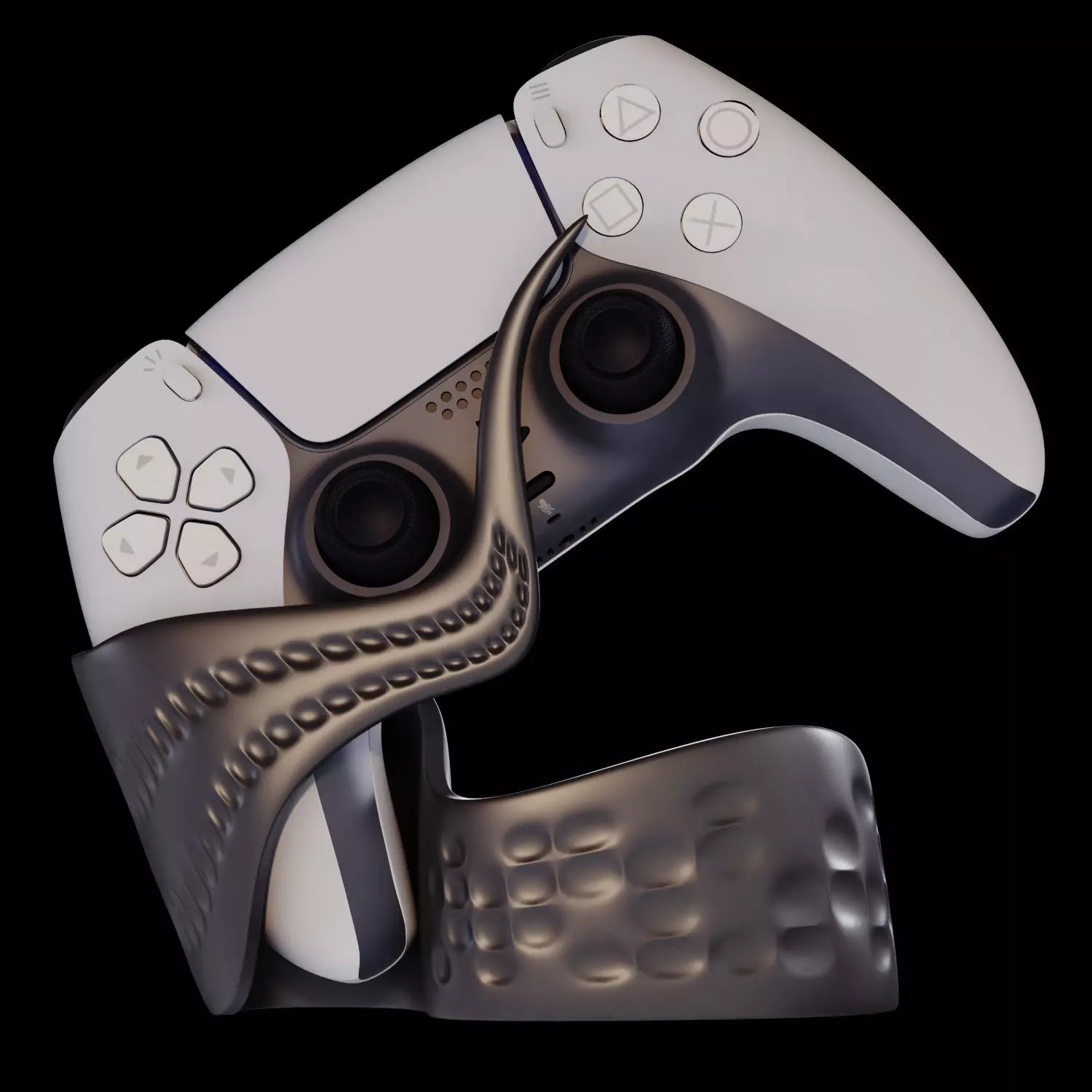 GameGrip 01 3D Printable Controller Stand 3D print model_7