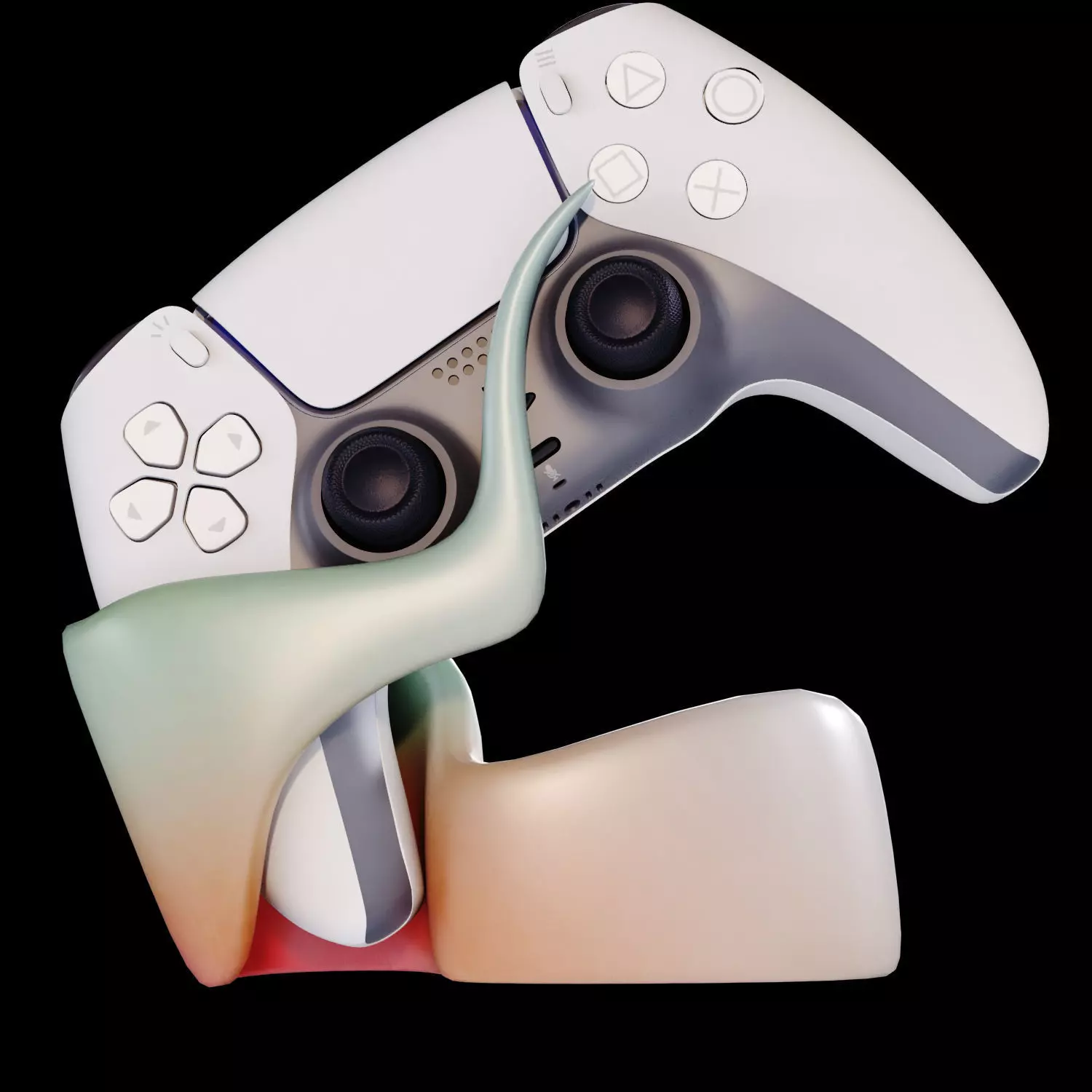 GameGrip 01 3D Printable Controller Stand 3D print model_18