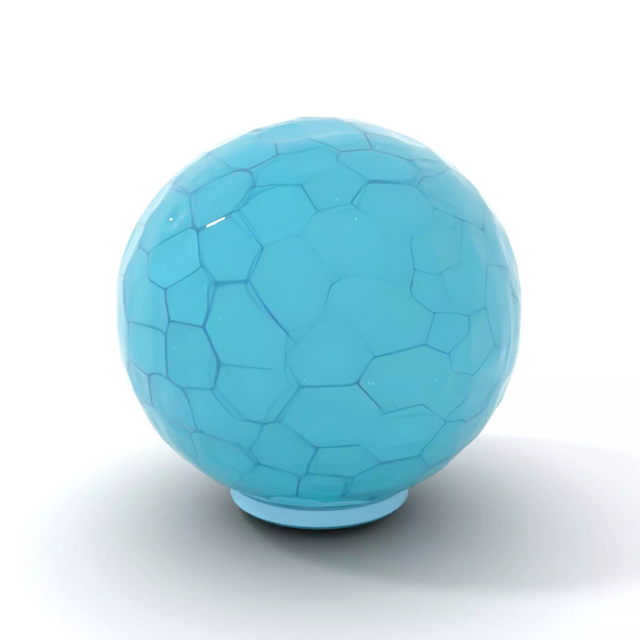 Futuristic Geometric Sphere Model Pack with Neon Glow Low-poly 3D model_0