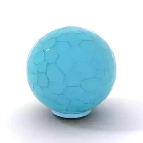 Futuristic Geometric Sphere Model Pack with Neon Glow Low-poly 3D model