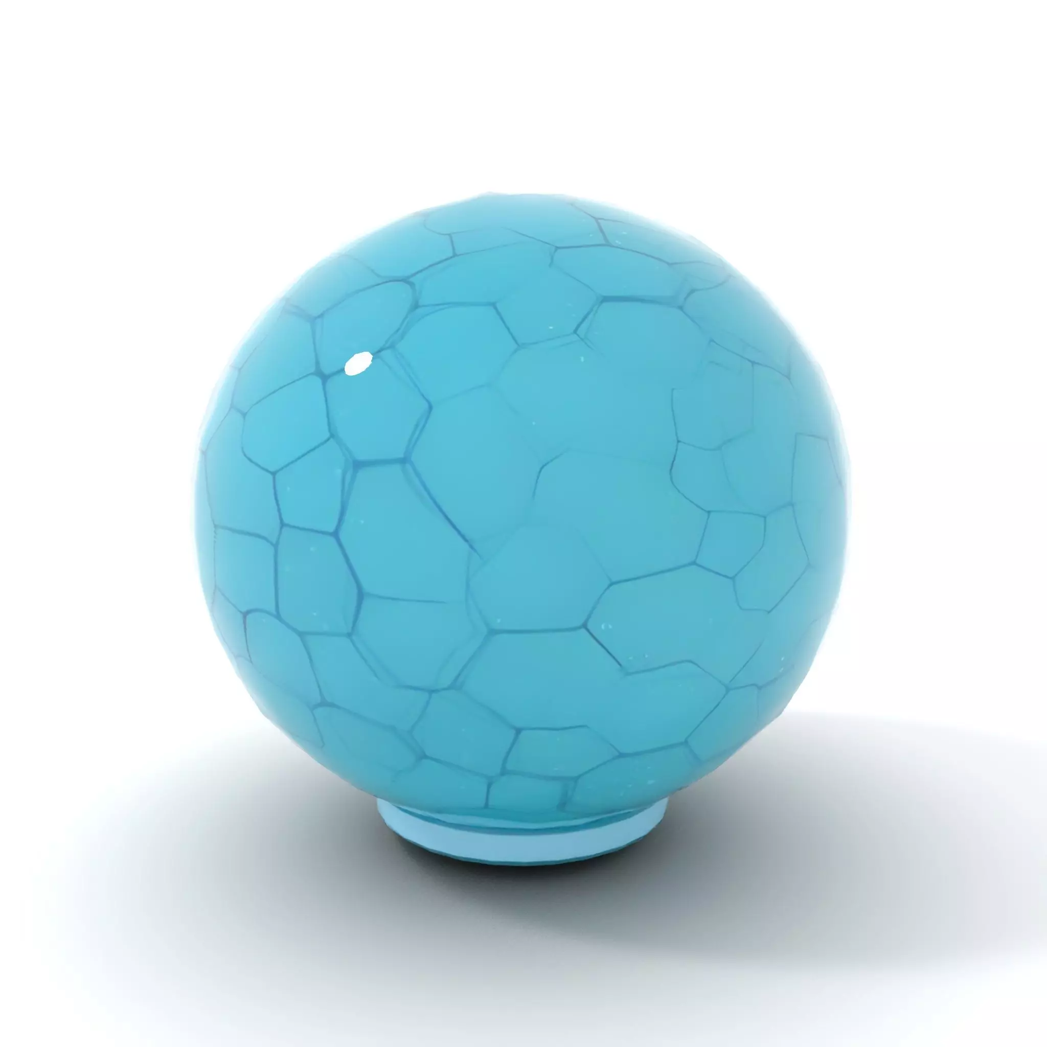 Futuristic Geometric Sphere Model Pack with Neon Glow Low-poly 3D model_13