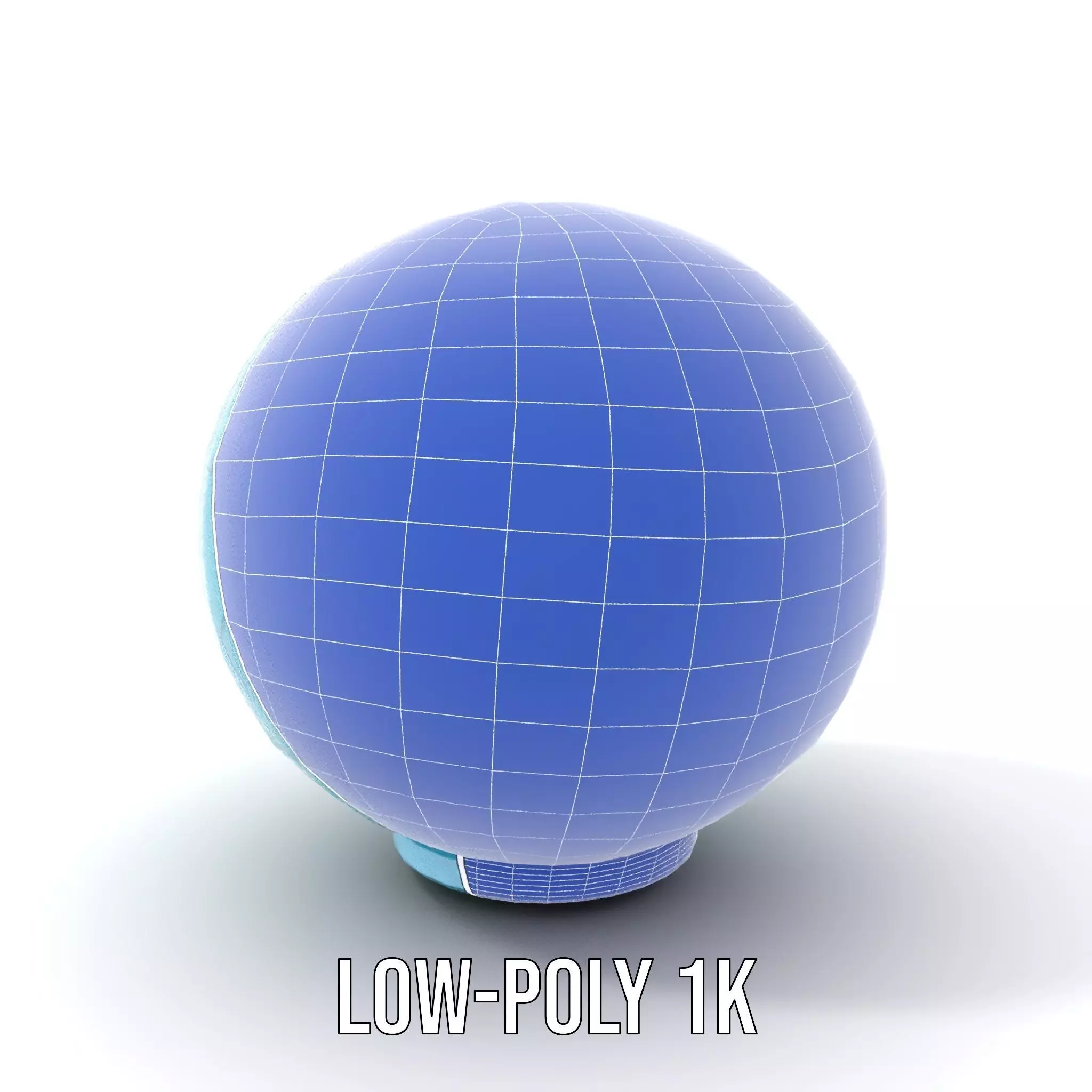 Futuristic Geometric Sphere Model Pack with Neon Glow Low-poly 3D model_20