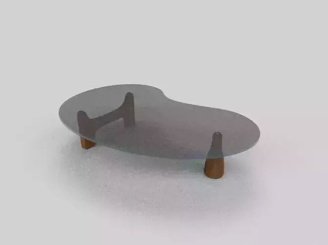 Mid Century Modern Coffee Table - Glass Coffee Table