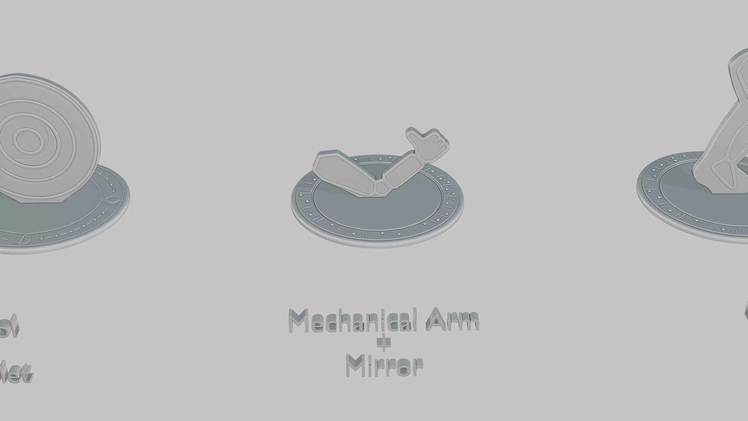 Arcane Machines Pack Emoji Statues 3D print model_24