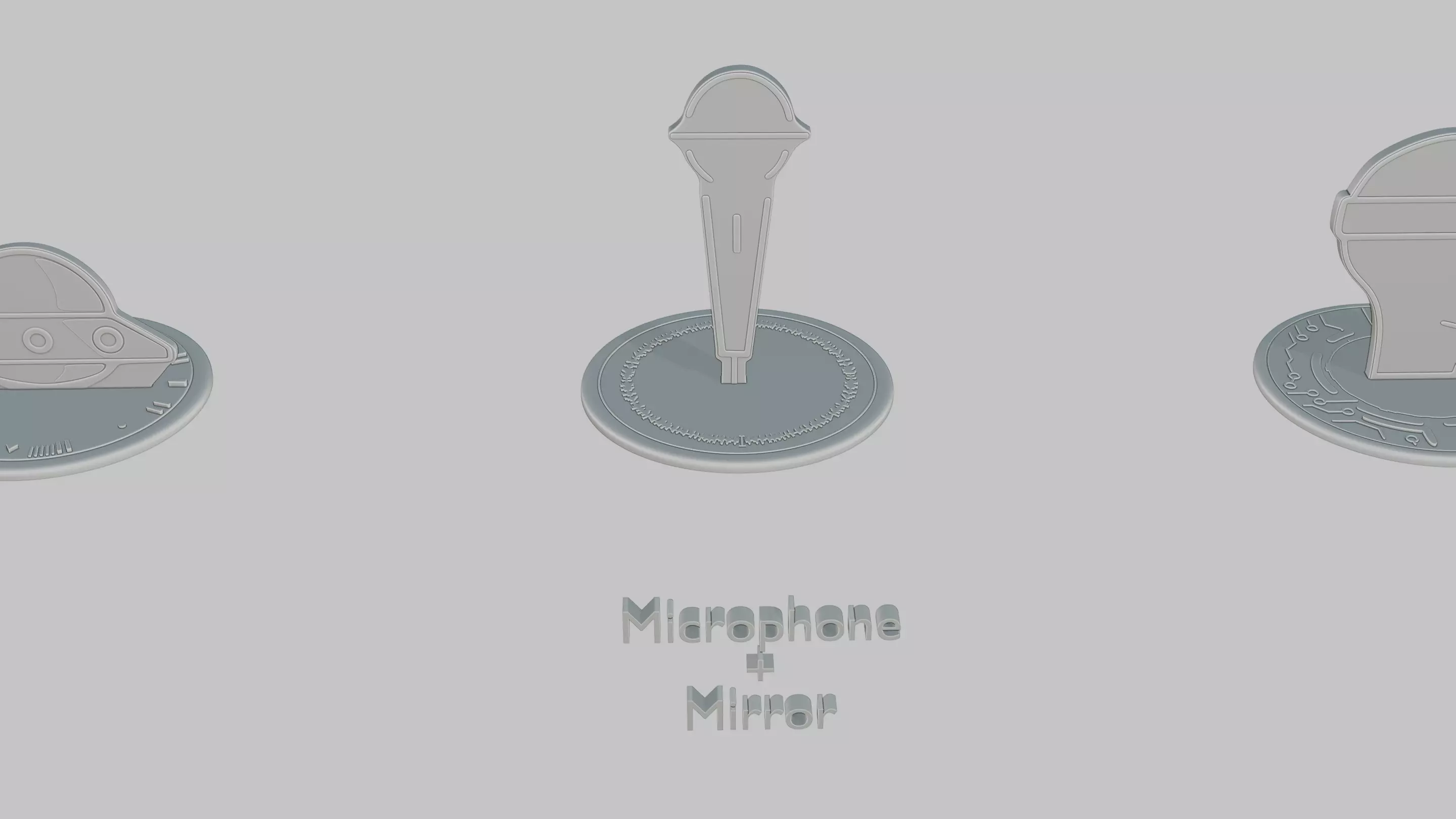 Arcane Machines Pack Emoji Statues 3D print model_9