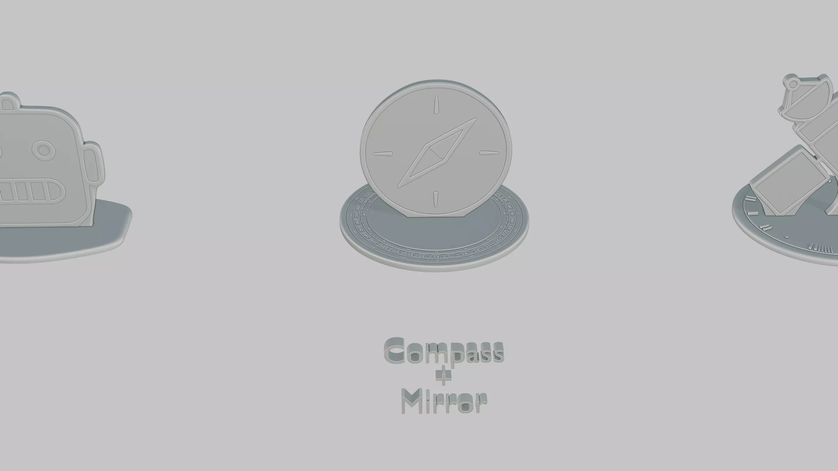 Arcane Machines Pack Emoji Statues 3D print model_3