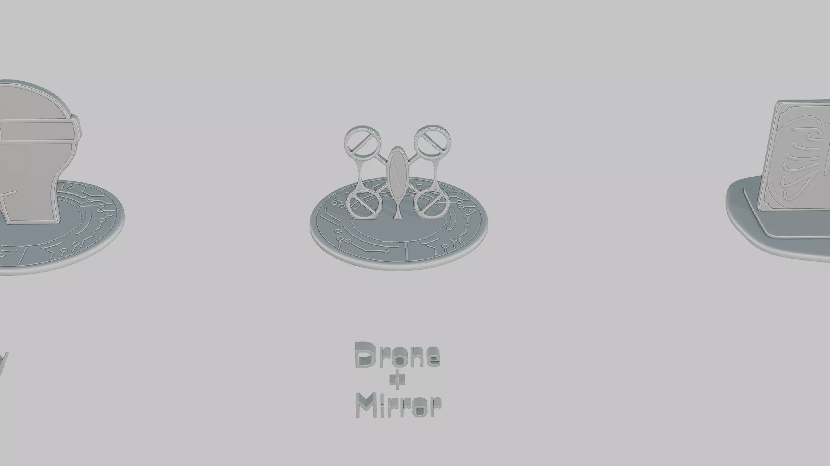 Arcane Machines Pack Emoji Statues 3D print model_14