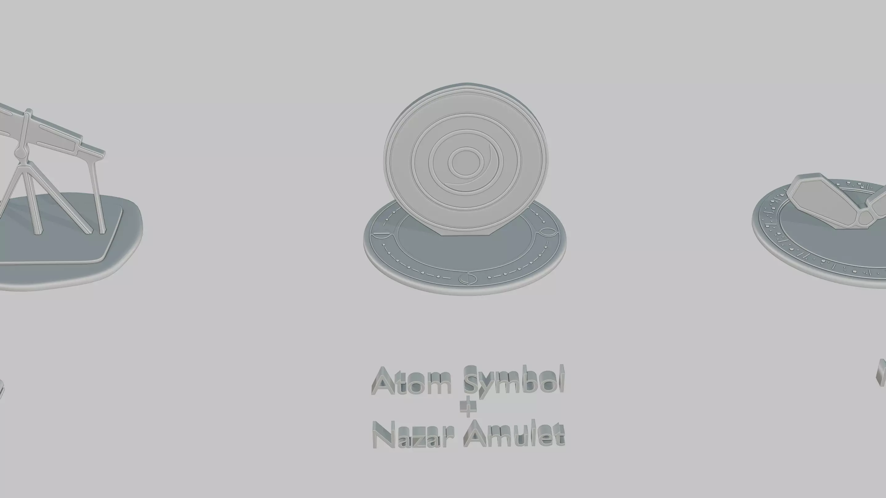 Arcane Machines Pack Emoji Statues 3D print model_22