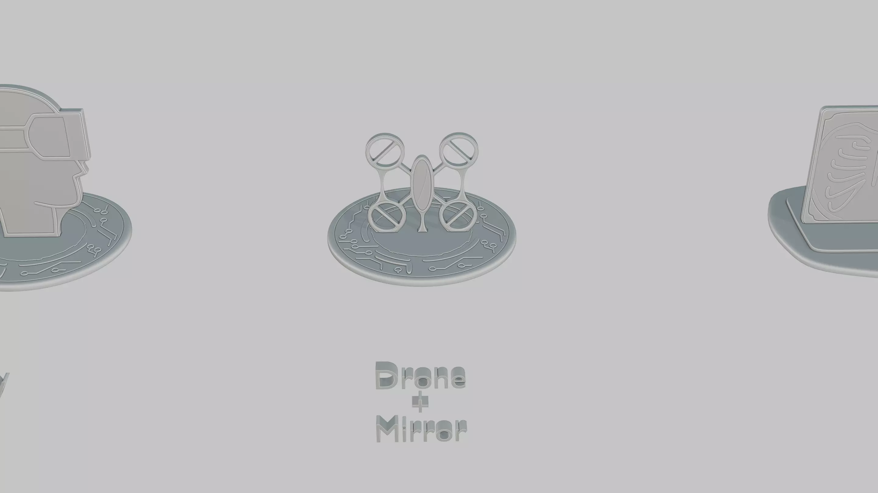 Arcane Machines Pack Emoji Statues 3D print model_13