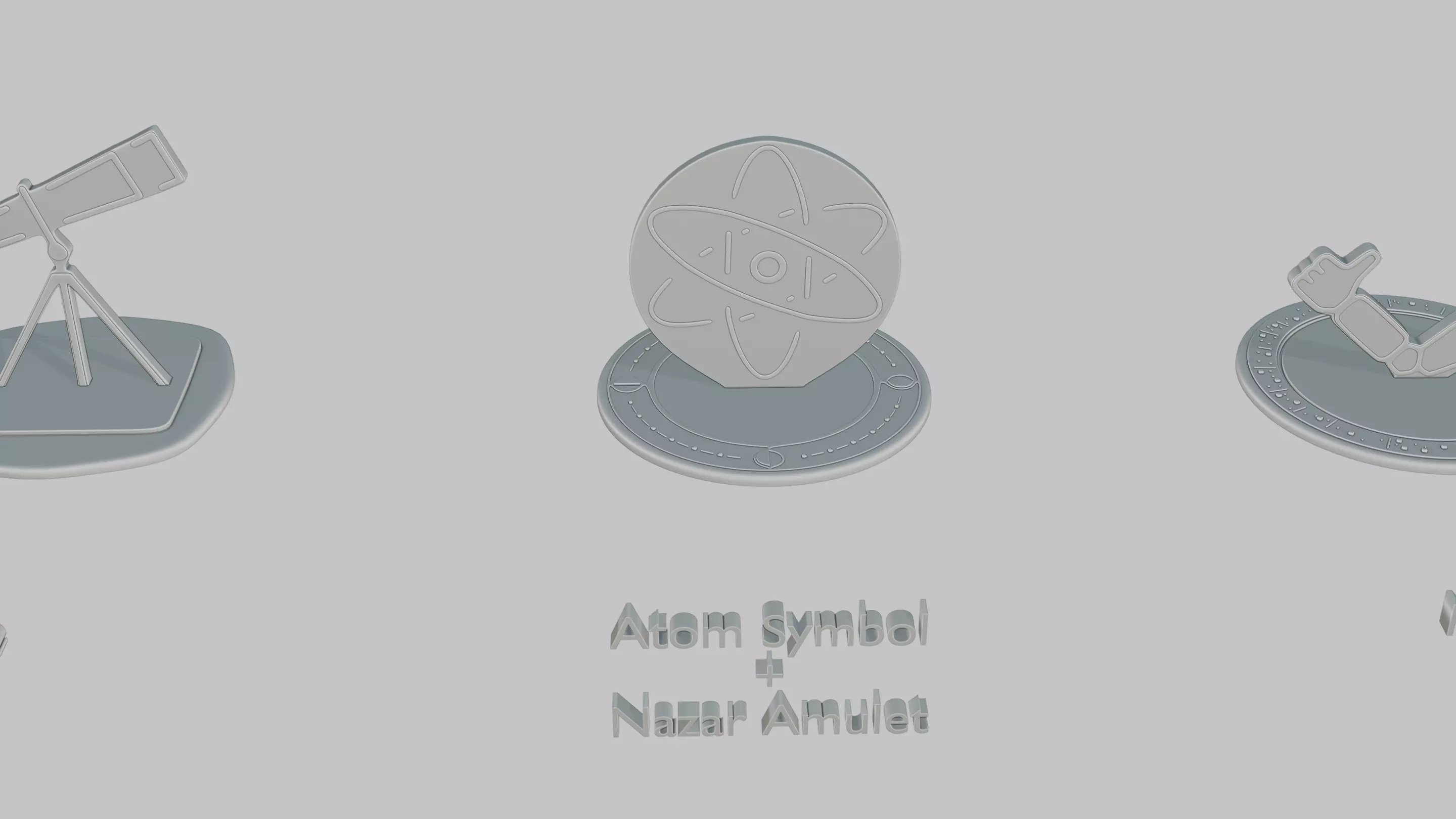 Arcane Machines Pack Emoji Statues 3D print model_21