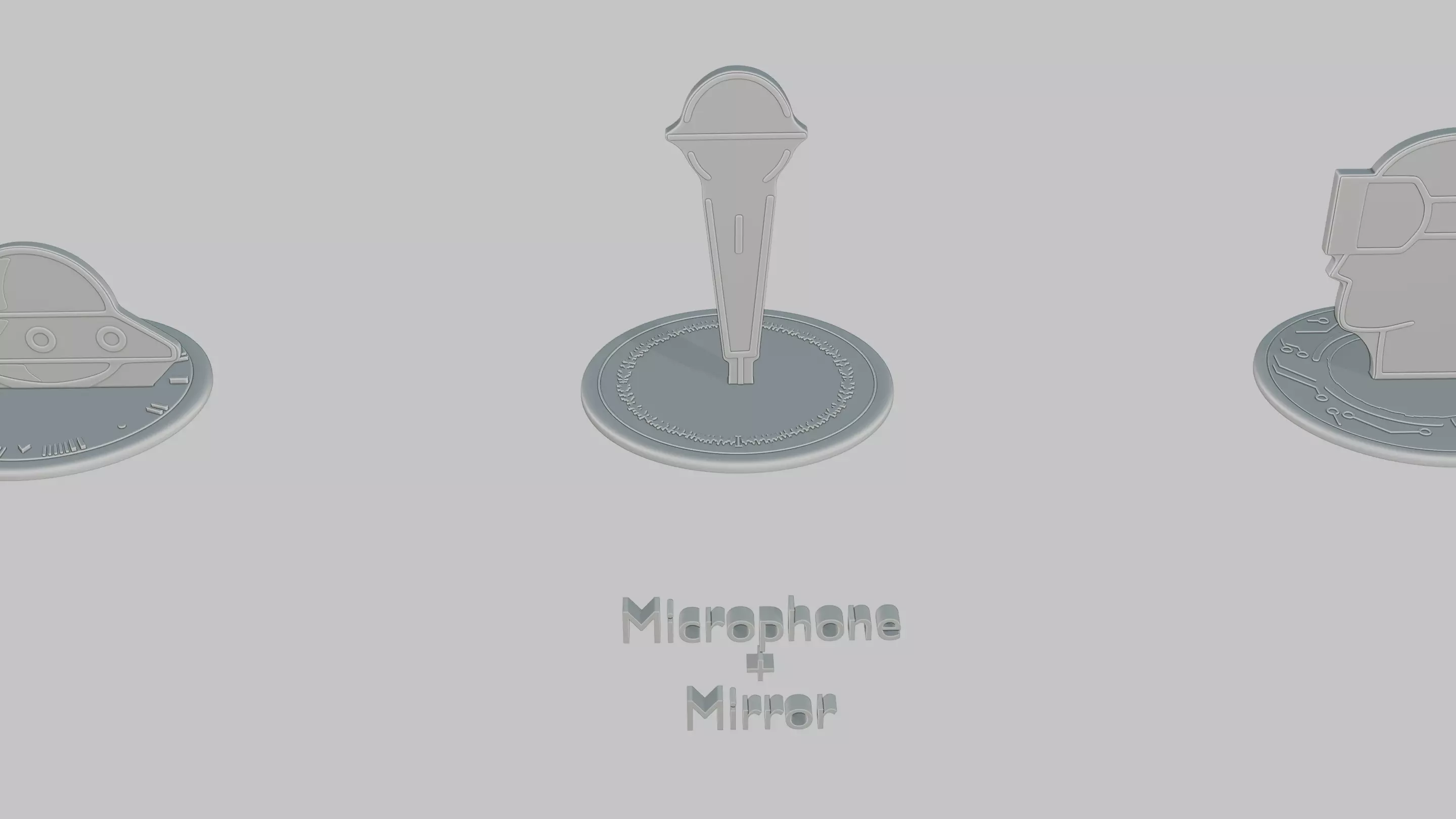 Arcane Machines Pack Emoji Statues 3D print model_10