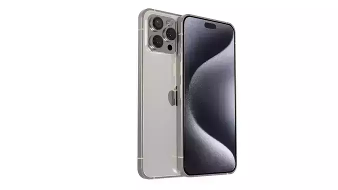 iPhone 15 Pro Max Realistic 3D Model 