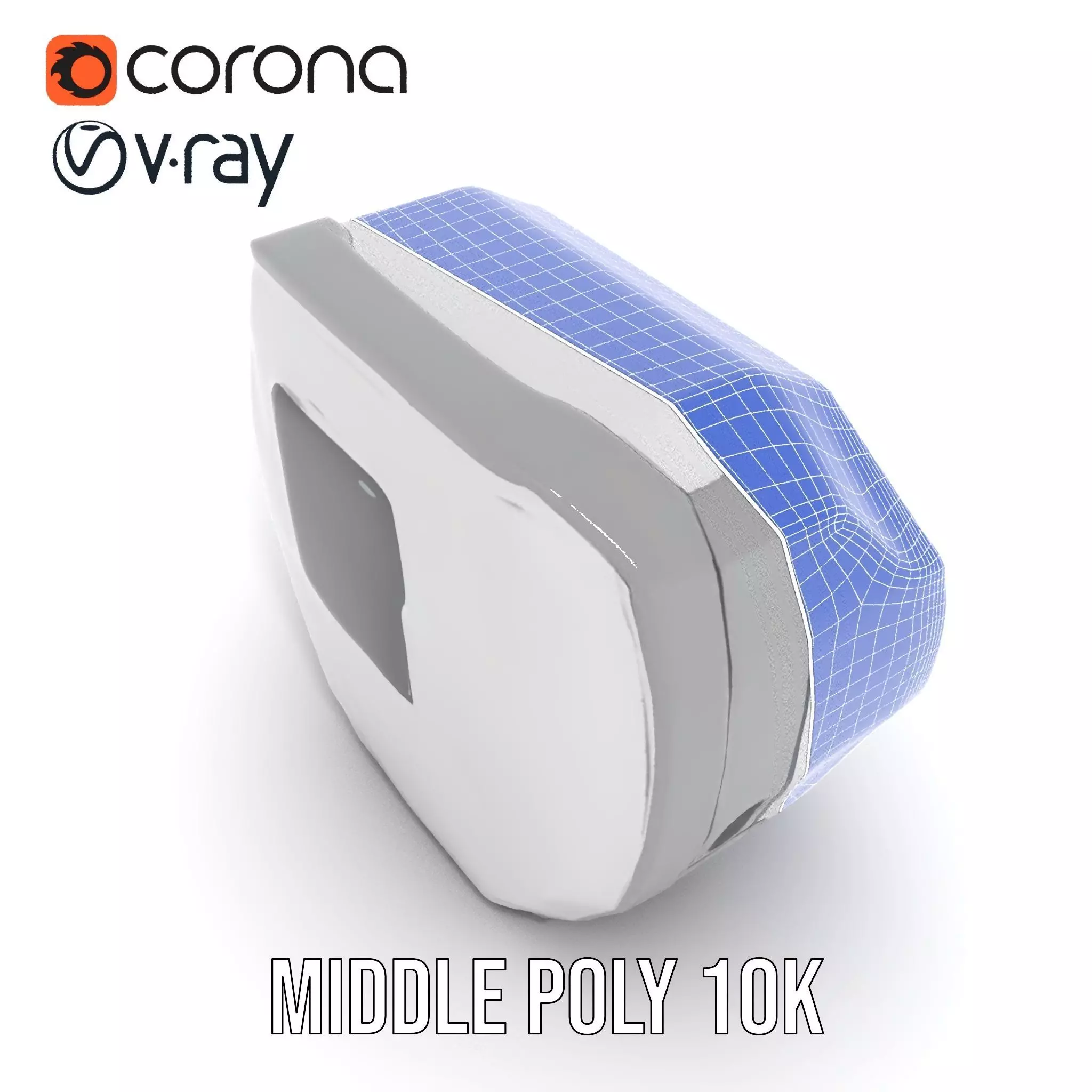 Futuristic Control Panel model pack with interactive display Low-poly 3D model_24