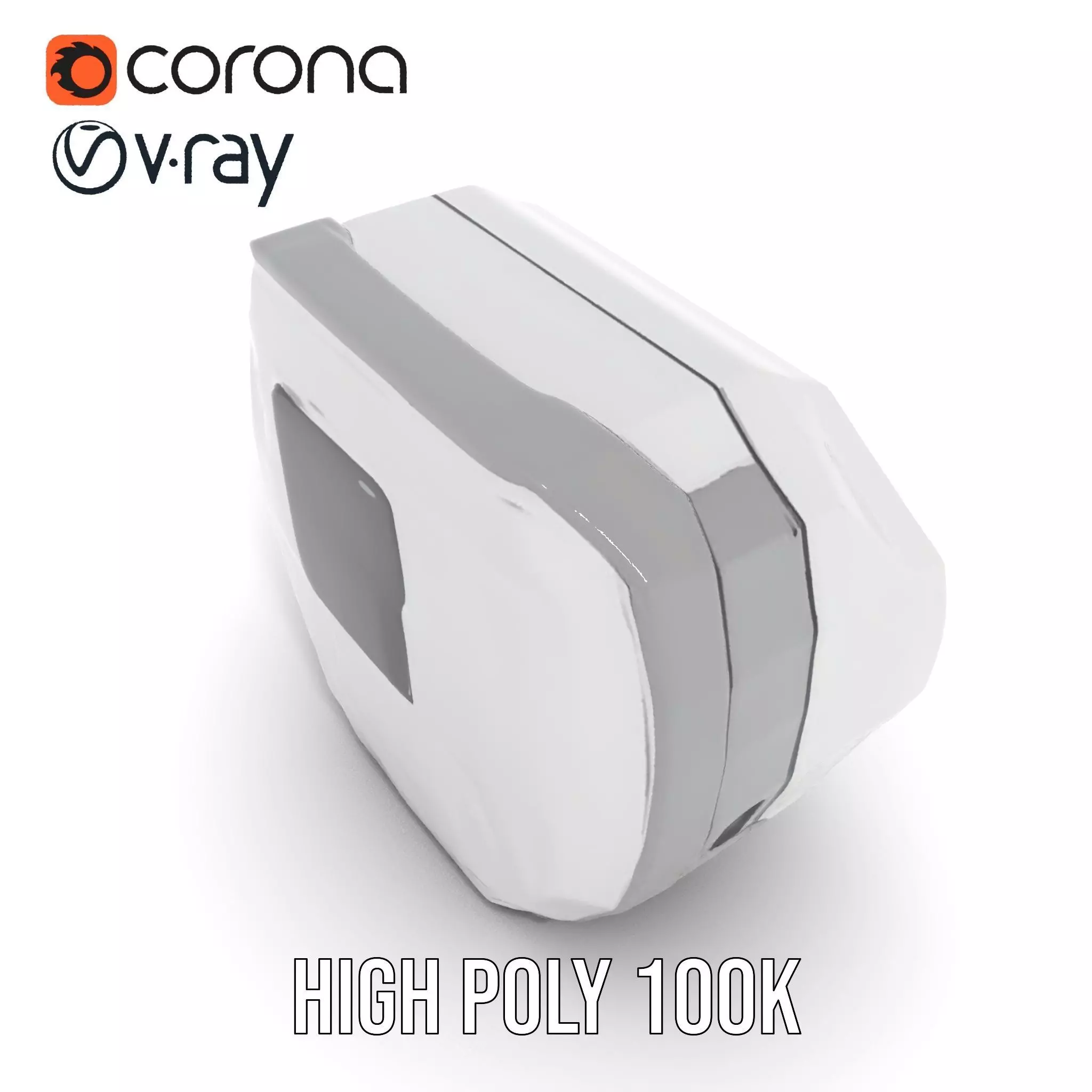 Futuristic Control Panel model pack with interactive display Low-poly 3D model_26