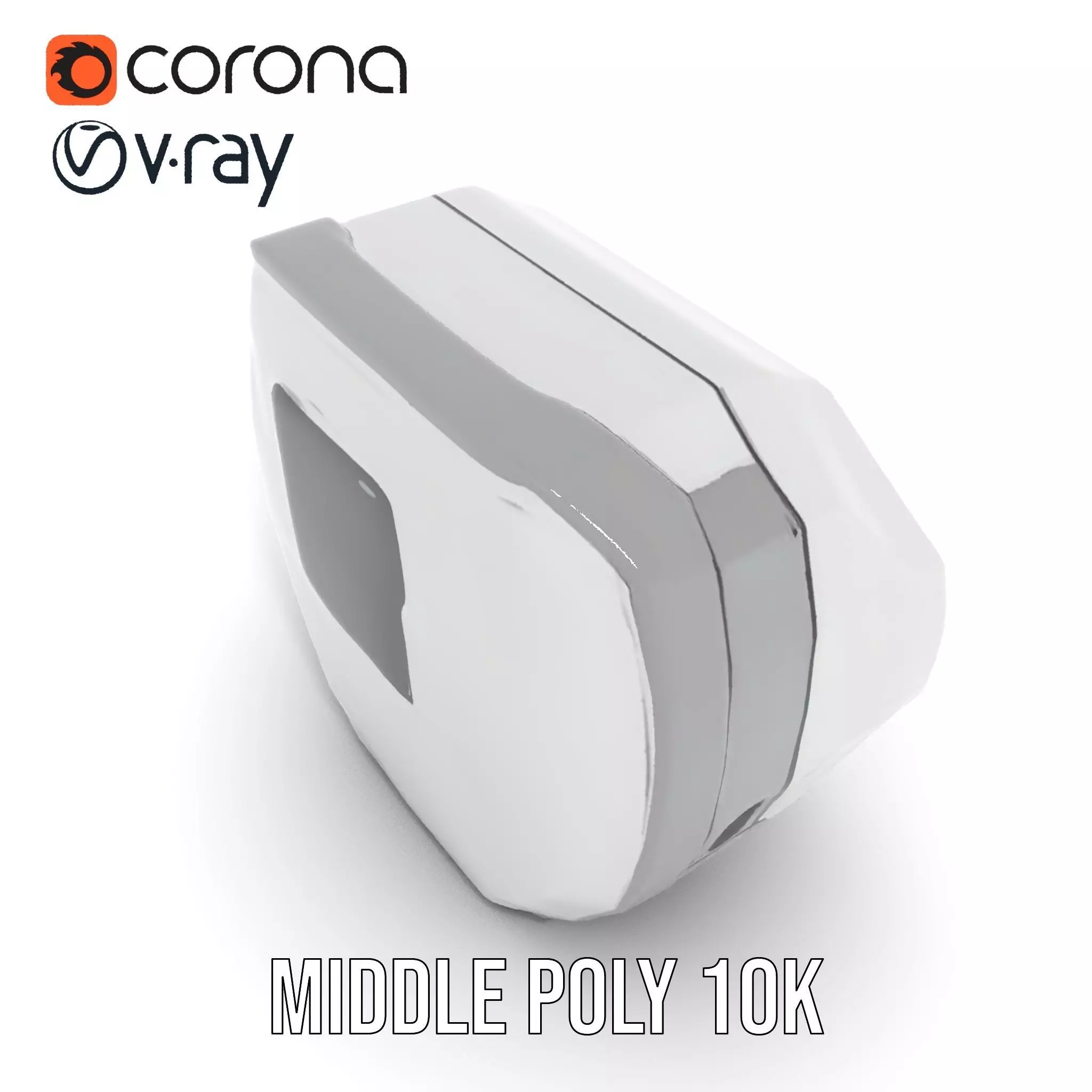 Futuristic Control Panel model pack with interactive display Low-poly 3D model_6