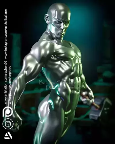 SILVER SURFER BY CREATIVE GEEK MB 3D print model