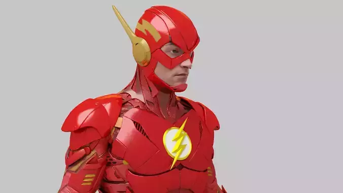 Flash 3d Model Rigged