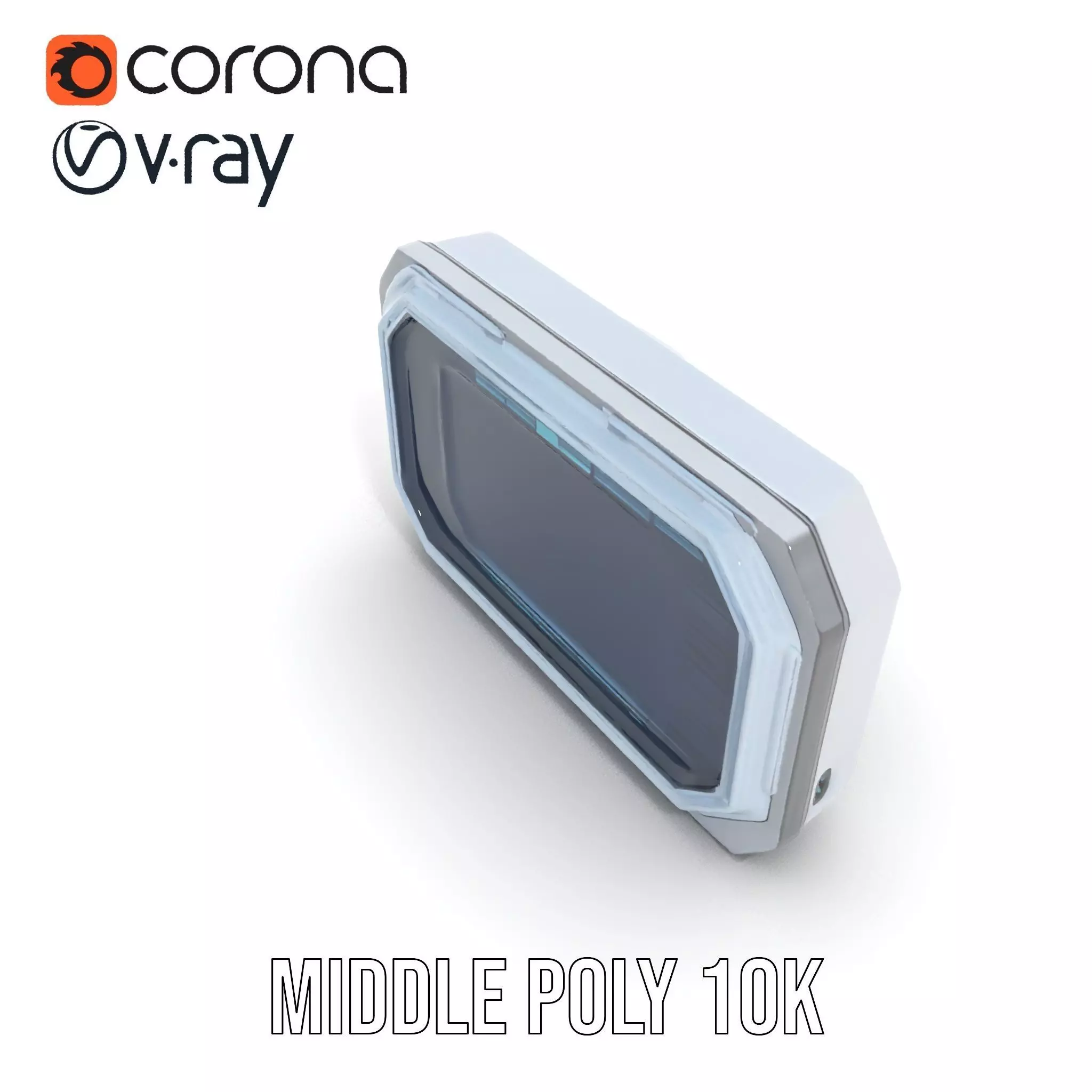 Futuristic Control Panel Display Model Pack Low-poly 3D model_22