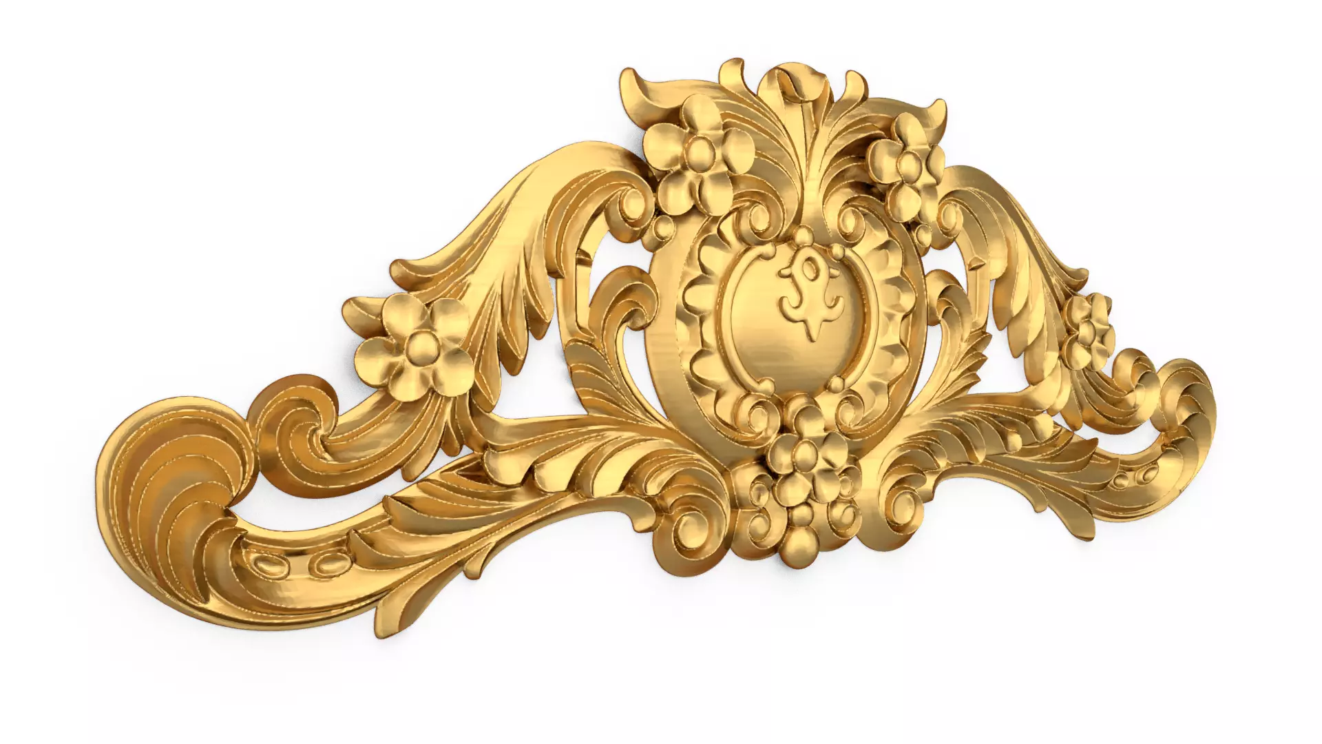 carved classic decorative ornament cnc 3d printing stl 18 3D print model_2