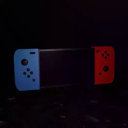 Modern Wooden Console Table High-Quality 3D Model