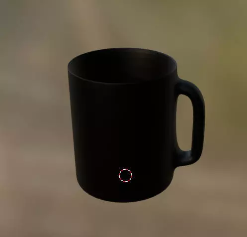 Black Coffe Cup  Free low-poly 3D model_0