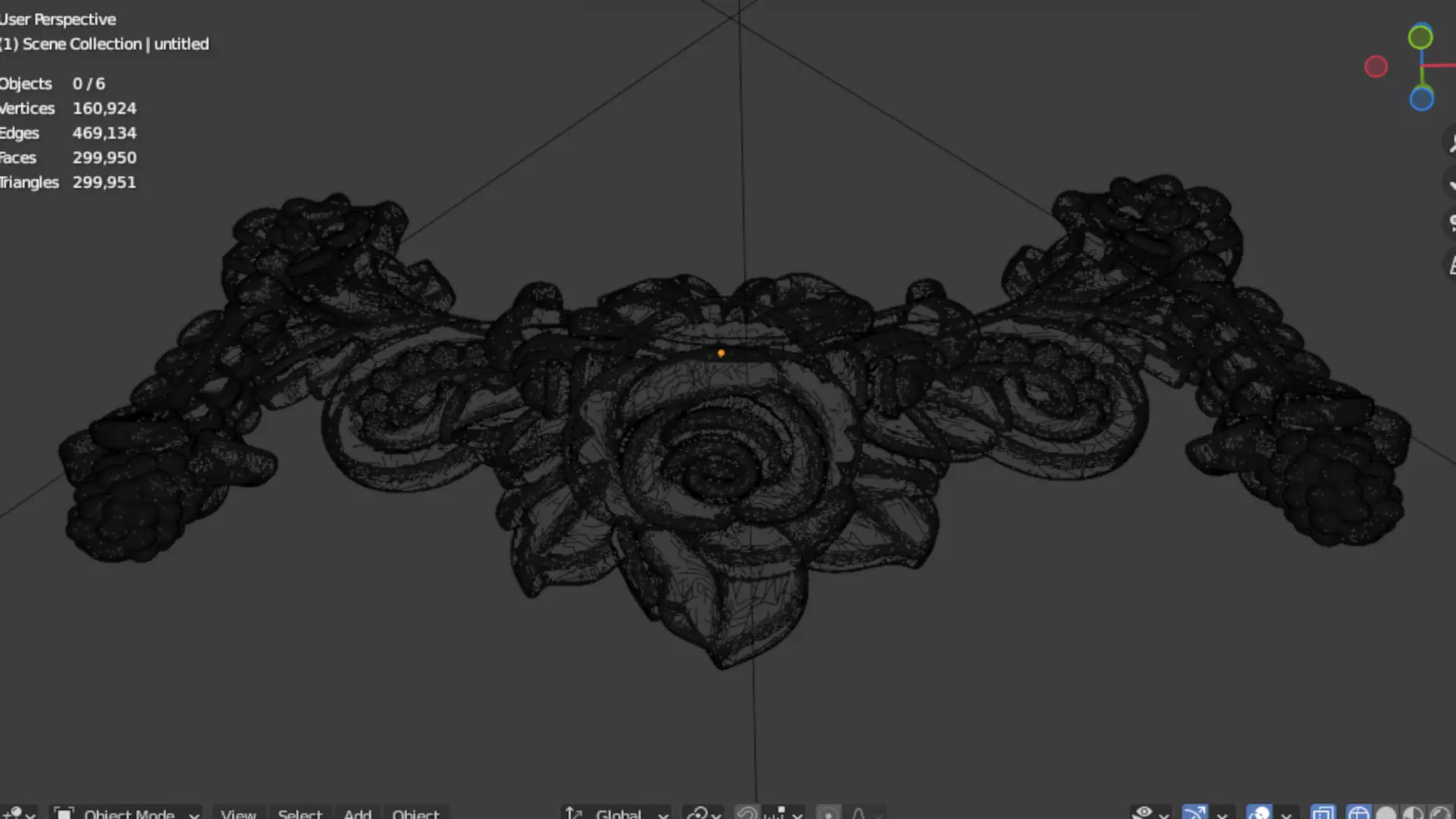 classic decorative swag onlay cnc 3d printing stl 01 3D print model_6