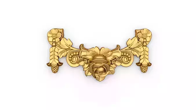 classic decorative swag onlay cnc 3d printing stl 01 3D print model