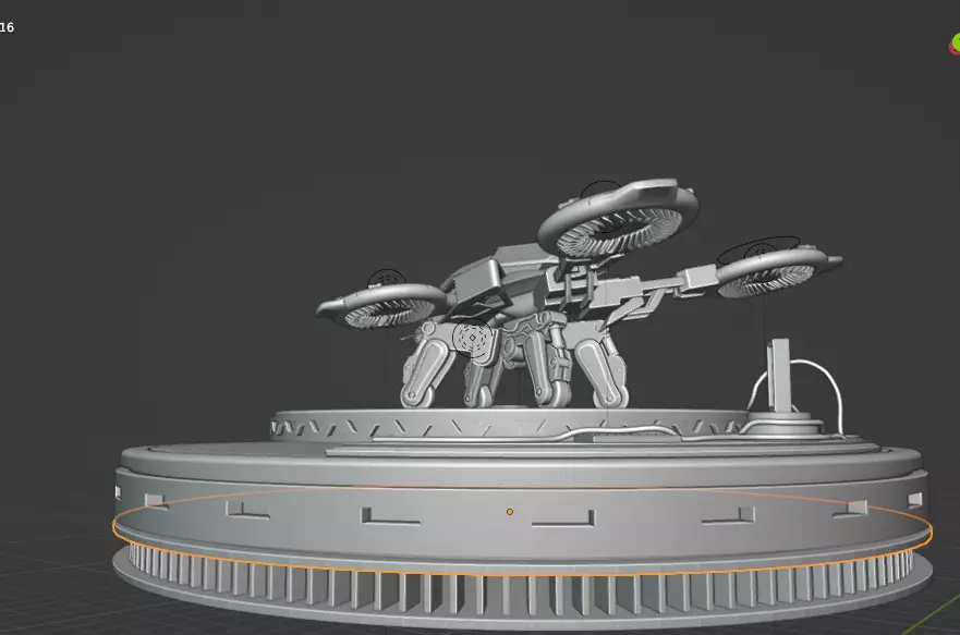 drone Free 3D model_2