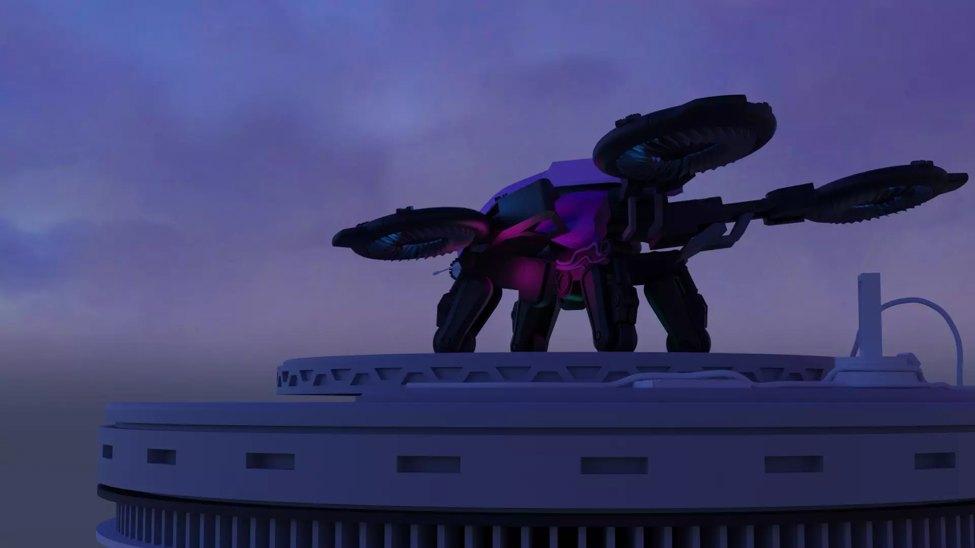 drone Free 3D model_1