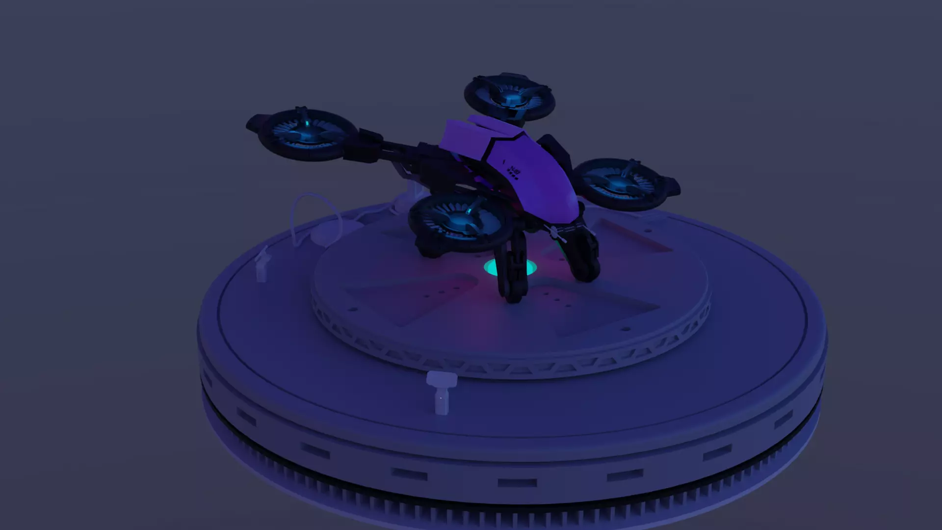 drone Free 3D model_0