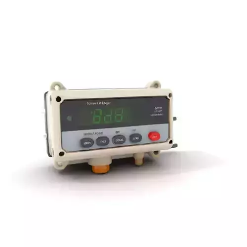 Industrial Sensor Display model pack with digital readout Low-poly 3D model